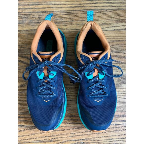 HOKA ONE ONE Blue Orange Challenger ATR 6 Running Sneakers Shoes  Mens Size 10 main image 8